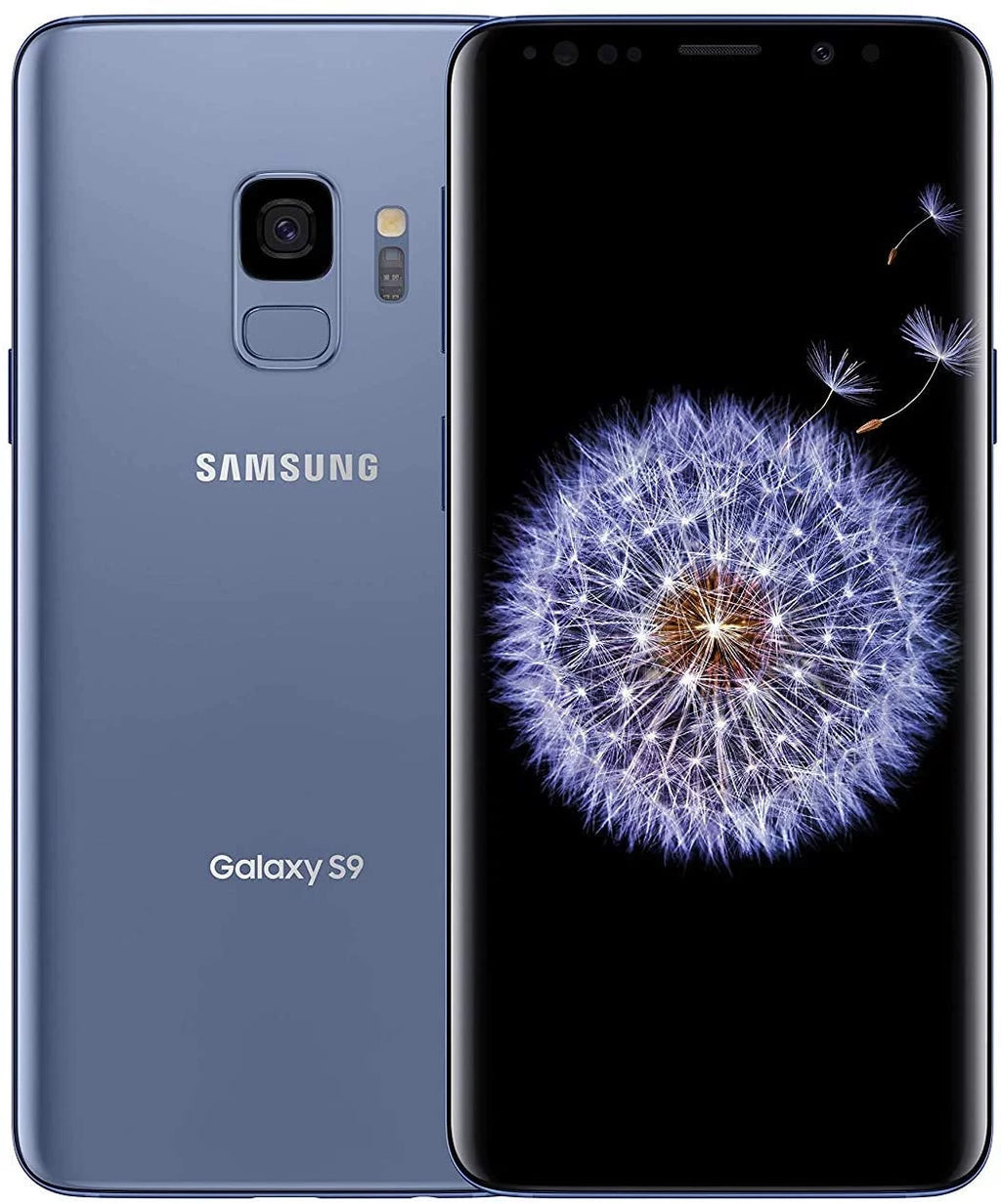 Pre-Owned Samsung Galaxy S9 G960U 64GB Fully Unlocked Coral Blue (Refurbished: Fair)