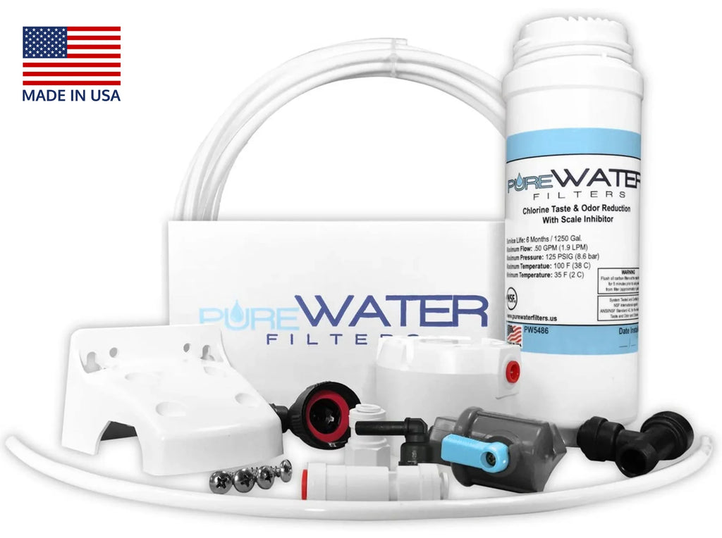 Keurig KQ8A Water Filter System for Direct Water Line Plumb Kit Hookup For Models B150P, K150P, K155P, K2500, K3000, K3000SE, B3000, B3000SE, K3500, K4000