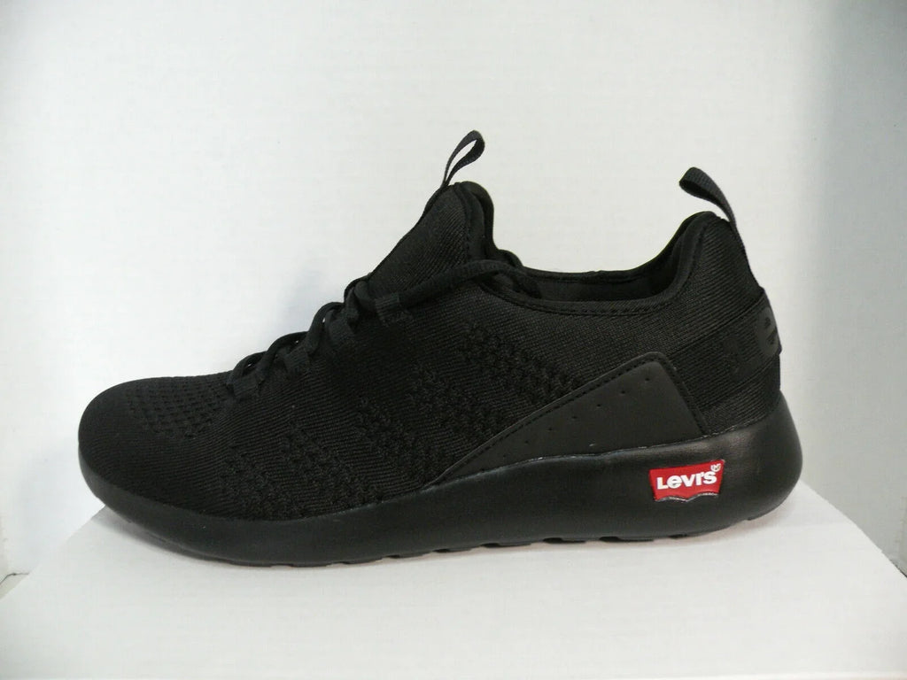 LEVIS COMFORT LOW ATHLETIC TRAINERS SPORTS SNEAKERS MEN SHOES BLACK SIZE 12 NEW