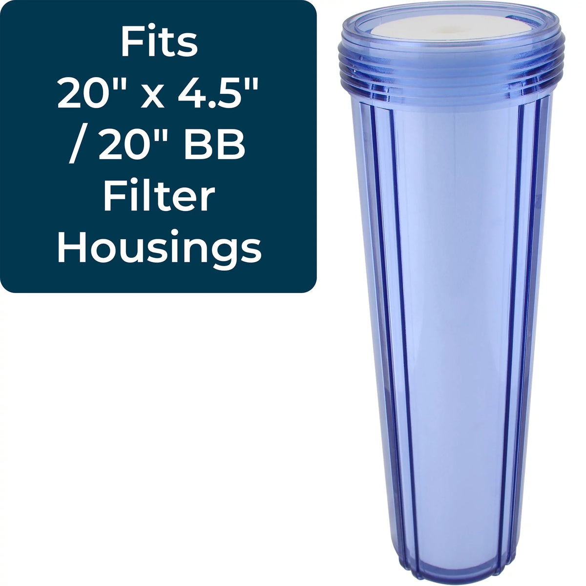 SpiroPure 20 x 4.5" Dual Gradient Polypropylene Filter, 1 Micron (6 Pack)
