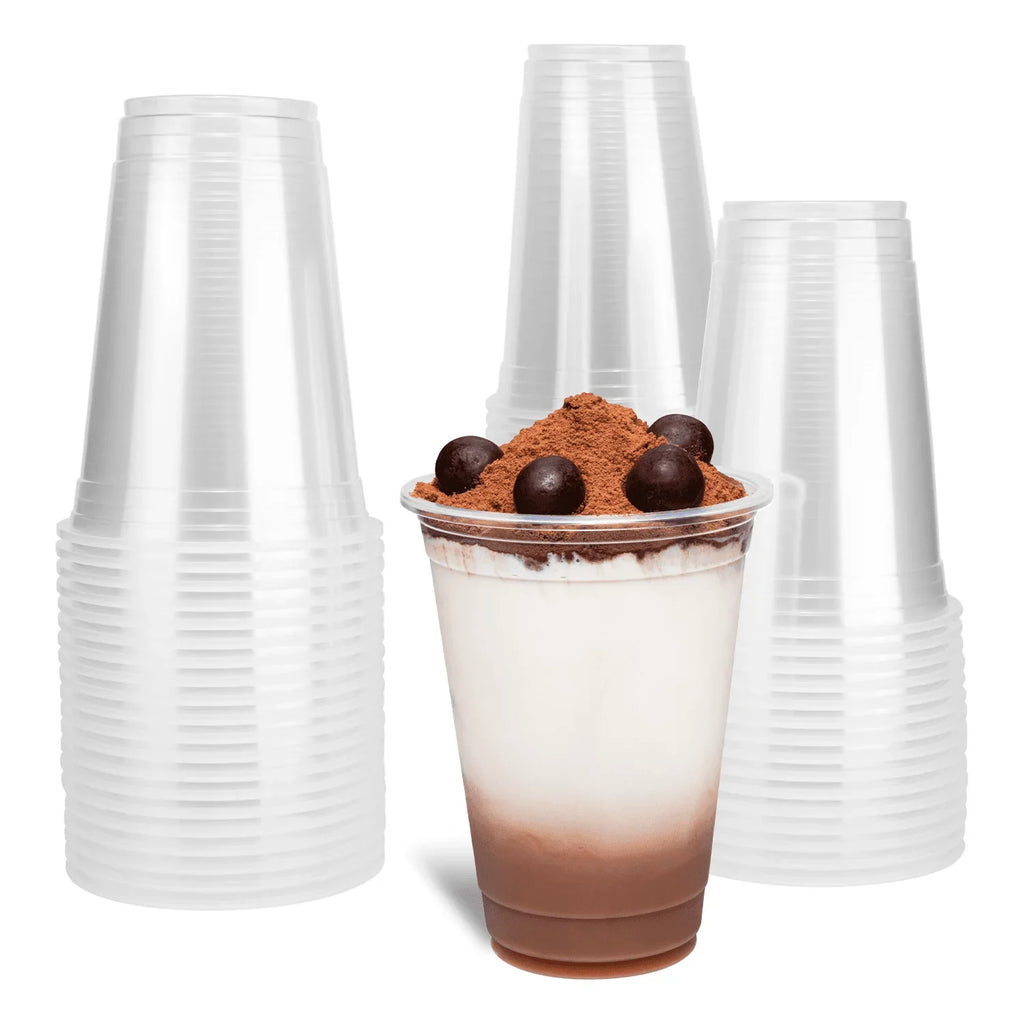 Karat C1011 Translucent U-RIM PP Modern Cups 16 oz 500 cc (95mm), 2000 Pcs