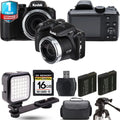 Kodak PIXPRO AZ421 Digital Camera (Black) + Extra Battery + 1 Yr Warranty - 16GB Kit