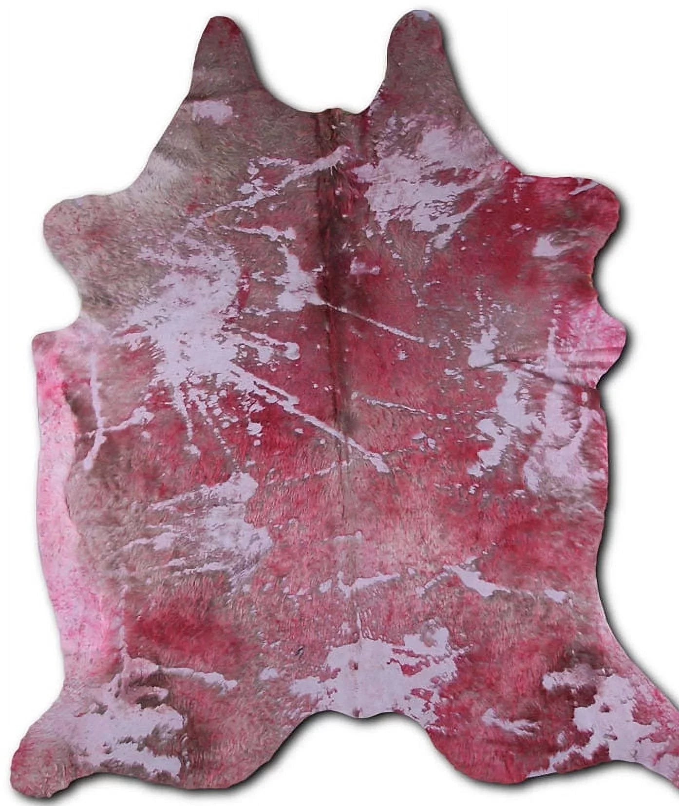 Bonafide cowhide rugs for sale DISTRESSED FUCHSIA rug