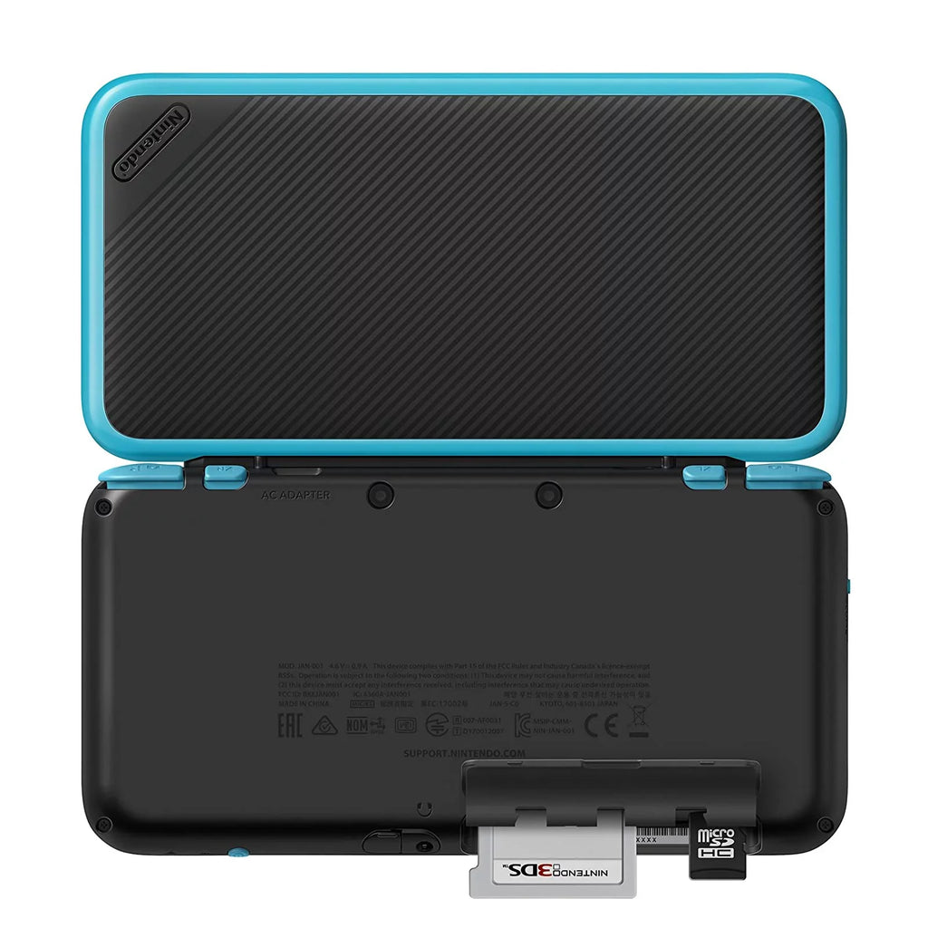 Restored Nintendo New Model 2DS XL Black Turquoise (Refurbished)