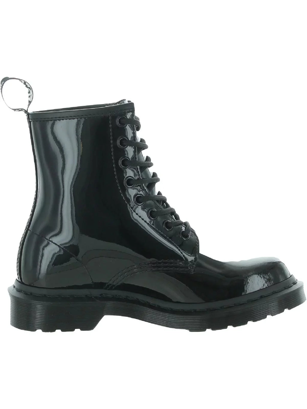 Dr. Martens Womens 1460 Mono Patent Work & Safety Boot Black 6 Medium (B,M)