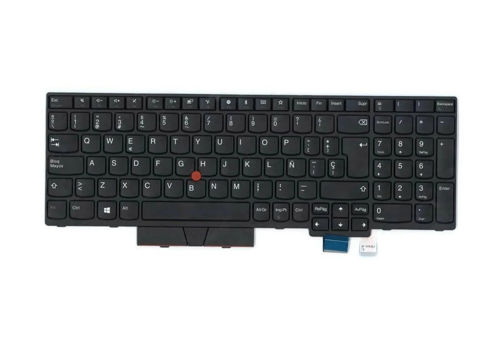 New Genuine Lenovo Thinkpad P52s T580 Series Latino-Spanish Keyboard 01HX149