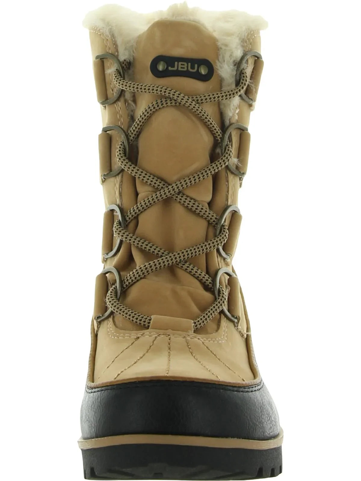 JBU by Jambu Womens Maldive Faux Leather Winter & Snow Boots Tan 8 Medium (B,M)