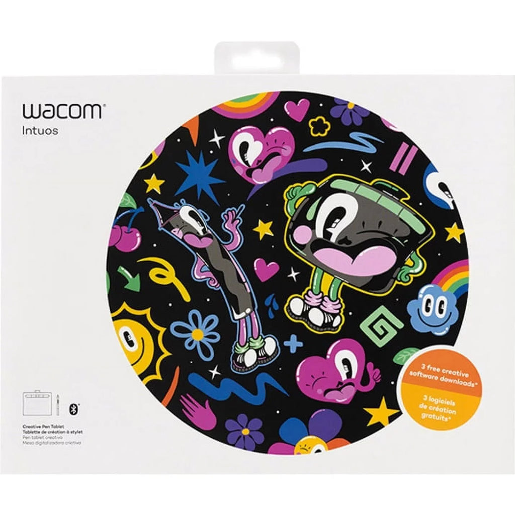 Wacom Intuos Wireless Graphics Drawing Tablet for Mac, PC, Chromebook & Android (medium) with Software Included, Black (CTL6100WLK0
