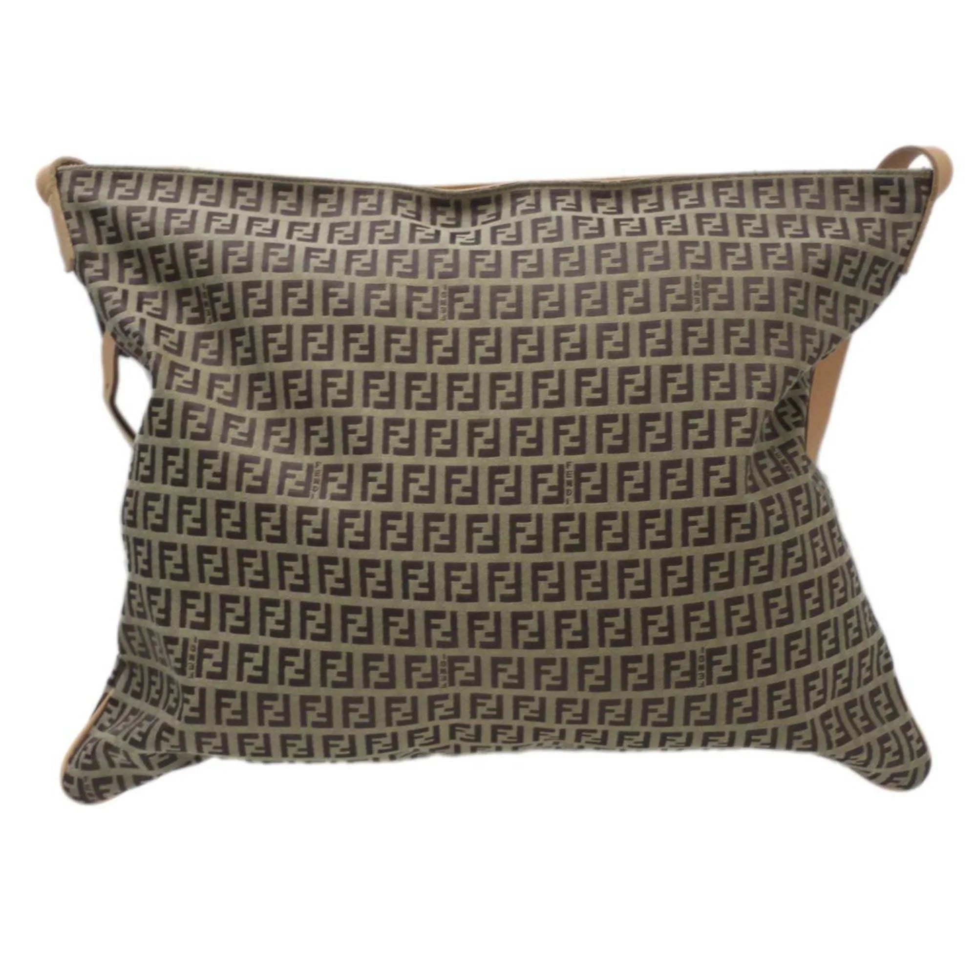 Pre-Owned FENDI Shoulder bag Zucca pattern Brown 2355.7VA020.28E (Good)
