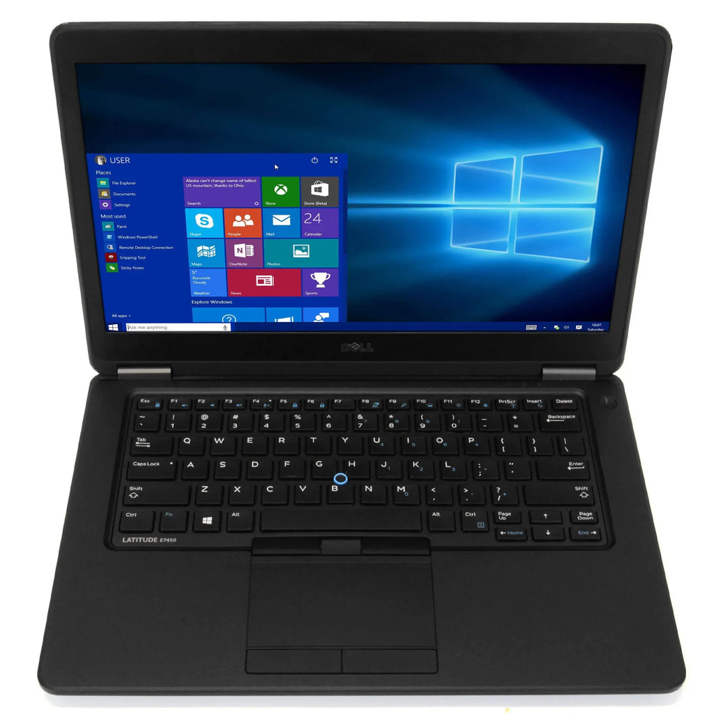 Restored Dell Latitude E7450 Laptop Computer, 2.90 GHz Intel i5 Dual Core Gen 5, 8GB DDR3 RAM, 500GB Hard Disk Drive (HDD) SATA Hard Drive, Windows 10 Professional 64Bit, 14" Screen (Refurbished)