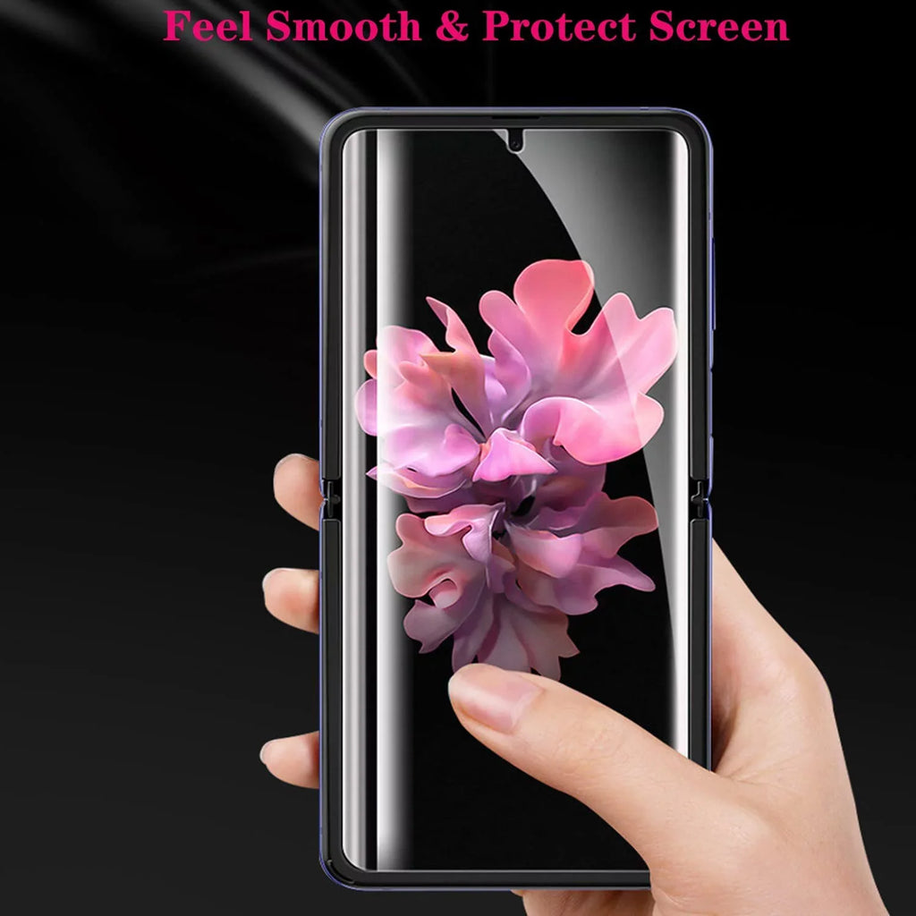 [3 Pack]Screen Protectors Fitting with Samsung Galaxy Z Flip 4 5G 2022, 3 Pack Inside Screen Self-Healing TPU Film