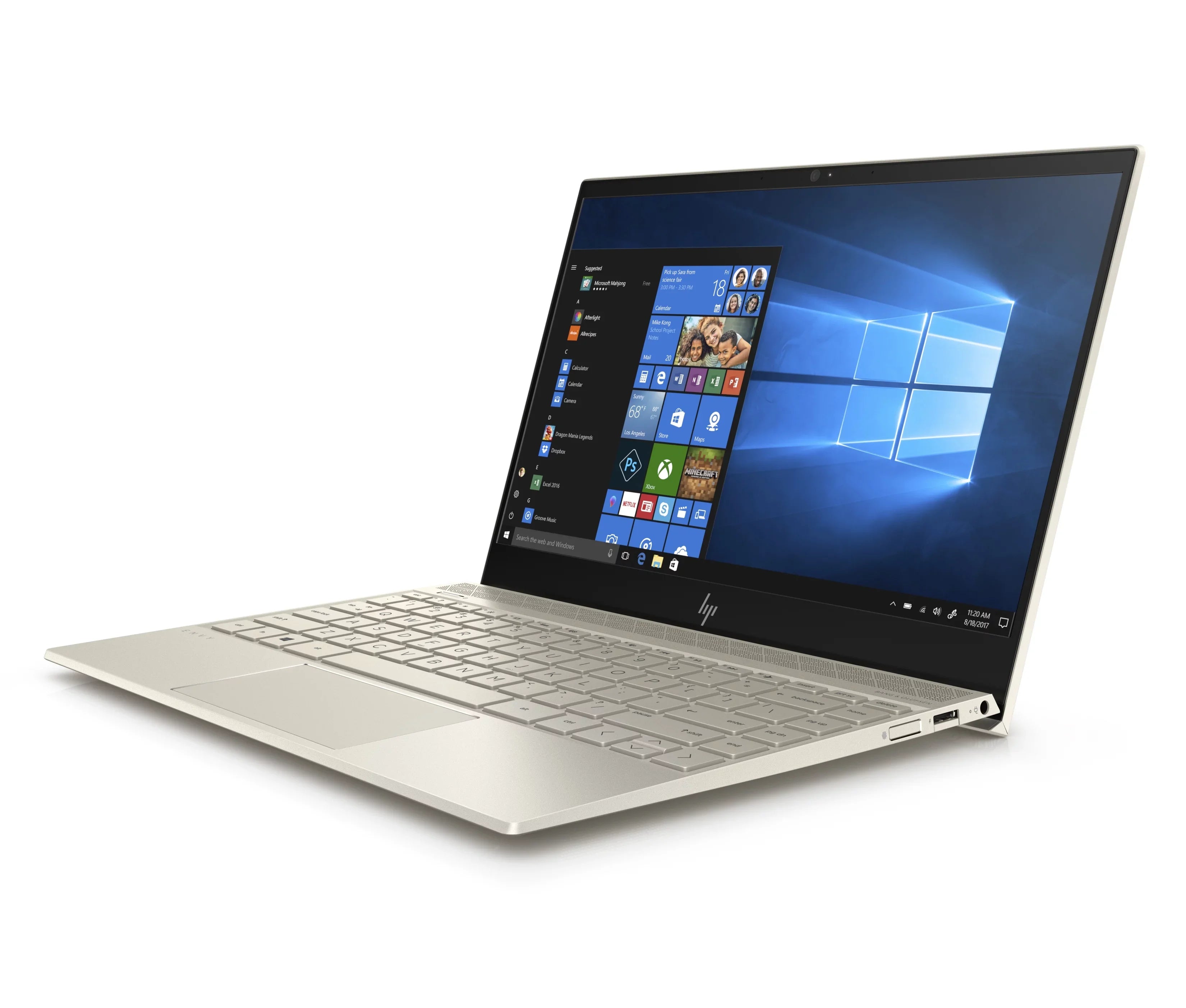 Restored HP Envy 13 Ultra Thin Laptop 13.3" Full-HD, Intel Core i5-8250U, Intel UHD Graphics 620, 256GB SSD, 8GB SDRAM, Fingerprint reader, 13-ah0051wm (Refurbished)