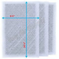 RAYAIR SUPPLY 12x12 Replacement Filter Pads Suitable with MicroPower Guard Air Cleaner (3 Pack) WHITE