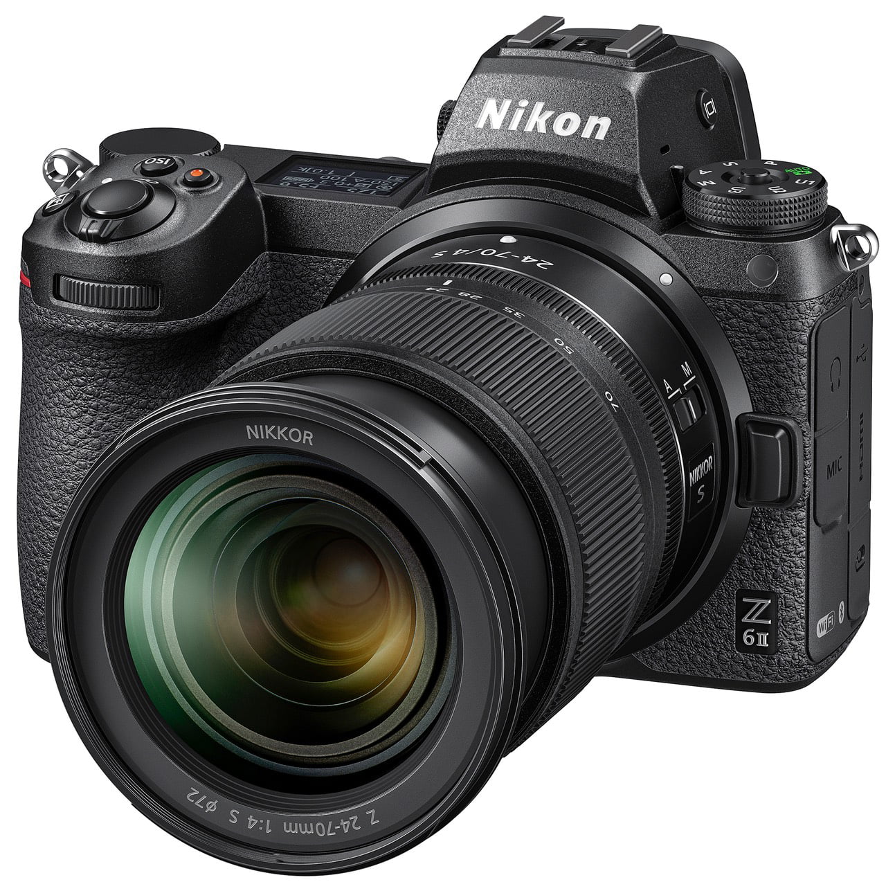 Nikon Z6 II Mirrorless Camera with NIKKOR Z 24-70mm f/4 S Lens, SanDisk 128GB Memory Card, Backpack, Flash, Tripod and ZeeTech Accessory Bundle