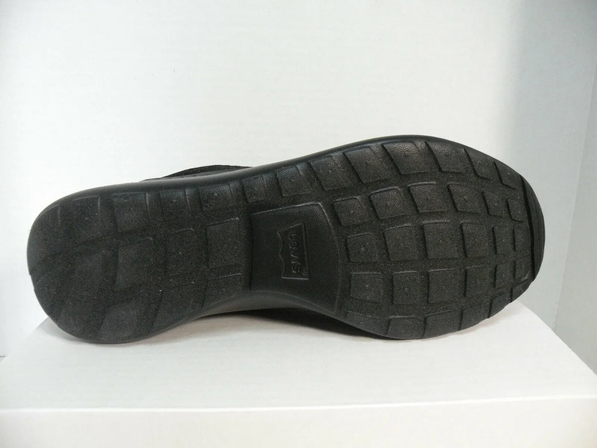 LEVIS COMFORT LOW ATHLETIC TRAINERS SPORTS SNEAKERS MEN SHOES BLACK SIZE 12 NEW