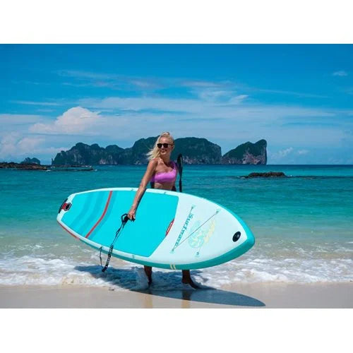 Inflatable Stand Up Paddle Boards 10'8''*33"*6" With Premium SUP Accessories & Backpack, Leash, Paddle, Hand Pump,Wide Stance, Non-Slip Comfort Deck for Youth & Adults
