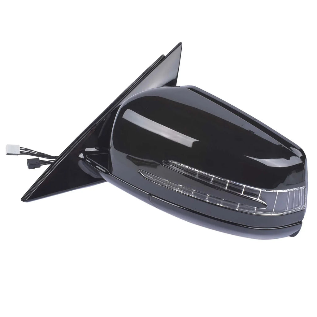 GELUOXI Driver Side Rear View Mirror for Mercedes-Benz E-Calss Sedan Wagon 2010-2016 Black 1Pc