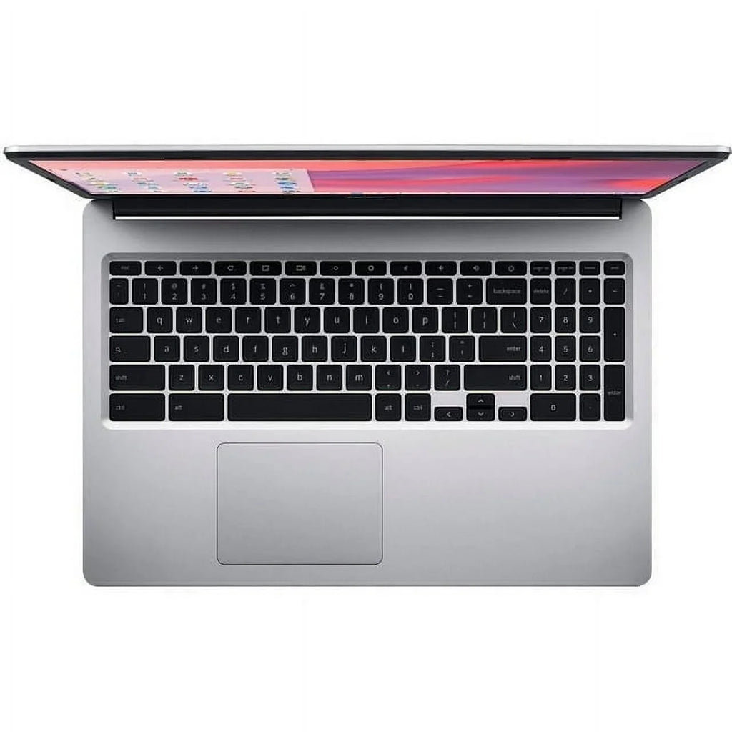 Restored Acer Chromebook 315 15.6" HD Display Laptop, Intel Celeron N4020, 4GB LPDDR4, 64GB eMMC, Chrome OS, Silver + Mazepoly Accessories