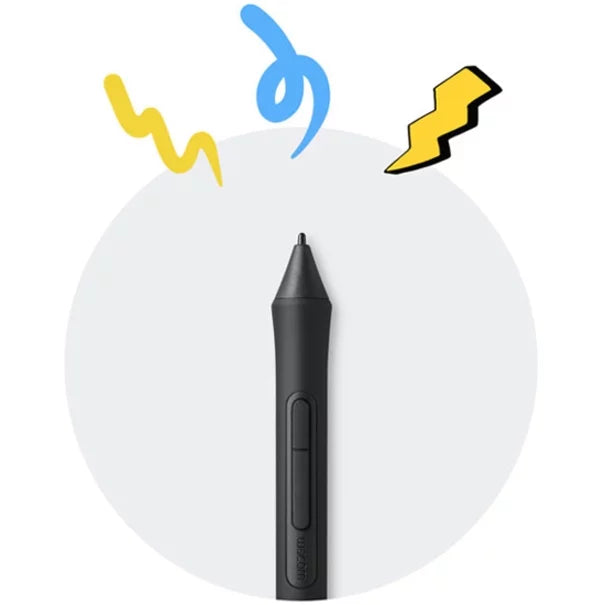 Wacom Intuos Wireless Graphics Drawing Tablet for Mac, PC, Chromebook & Android (medium) with Software Included, Black (CTL6100WLK0