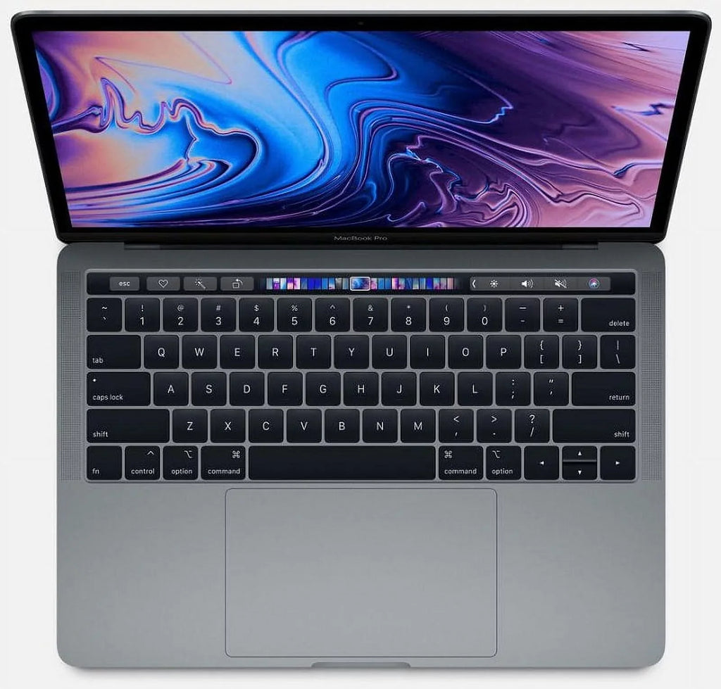 Pre-Owned MacBook Pro Tach bar2017 13" 3.1GHz i5 16 GB RAM 512 GB SSD, Case and Apple Wireless Mouse, Mac OS Monterey, (Refurbished: Like New)