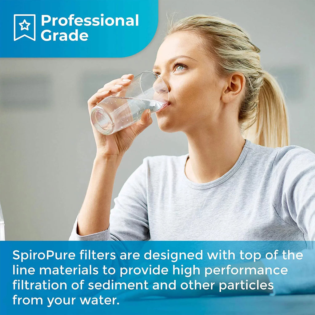 SpiroPure 10x2.5in 20 Micron Pleated Cellulose Polyester Filter (24 Pack)