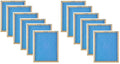 True Blue 110301 10" x 30" x 1" Flat Panel Spun Fiberglass Disposable Furnace Air Filter MERV 2 - Quantity of 12