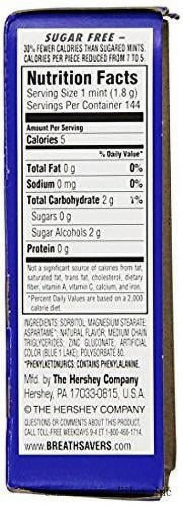 Breathsavers Peppermint Mints, 24-Count (2 Pack Of 12)