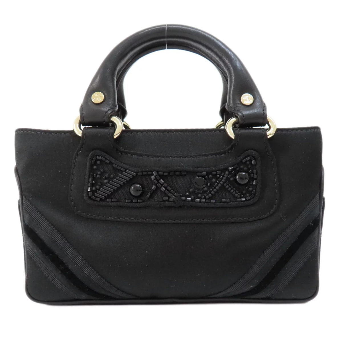 Pre-Owned Celine boogie bag handbag satin ladies CELINE (Good)