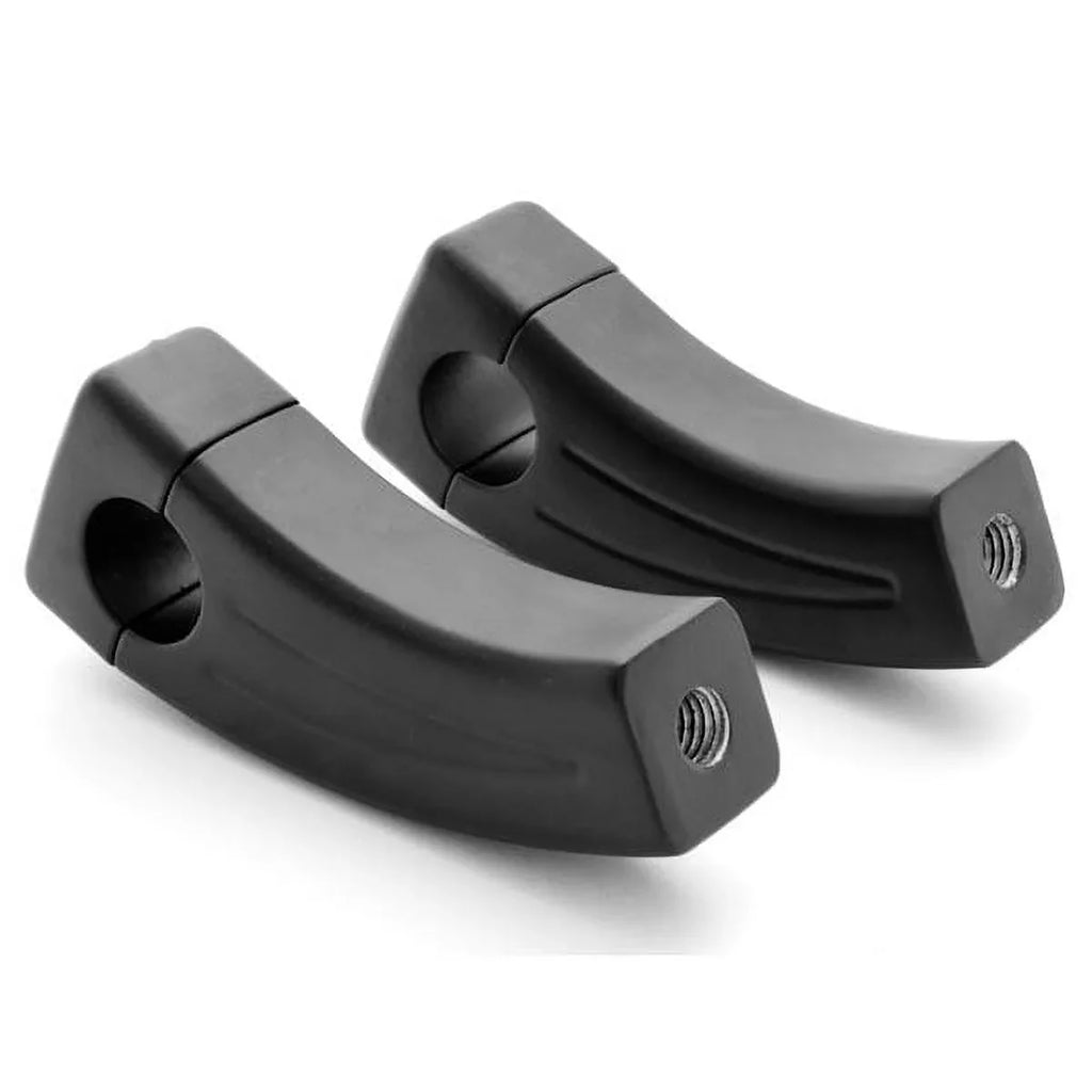 Krator 3.5" Black Motorcycle Handlebar Pullback Risers Suitable with Yamaha TX SR CS YX RD 350 400 500 600 650 750