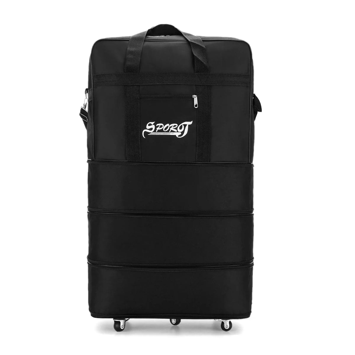 Festnight Expandable Foldable Suitcase Collapsible Rolling Travel Luggage Bag for Men Women
