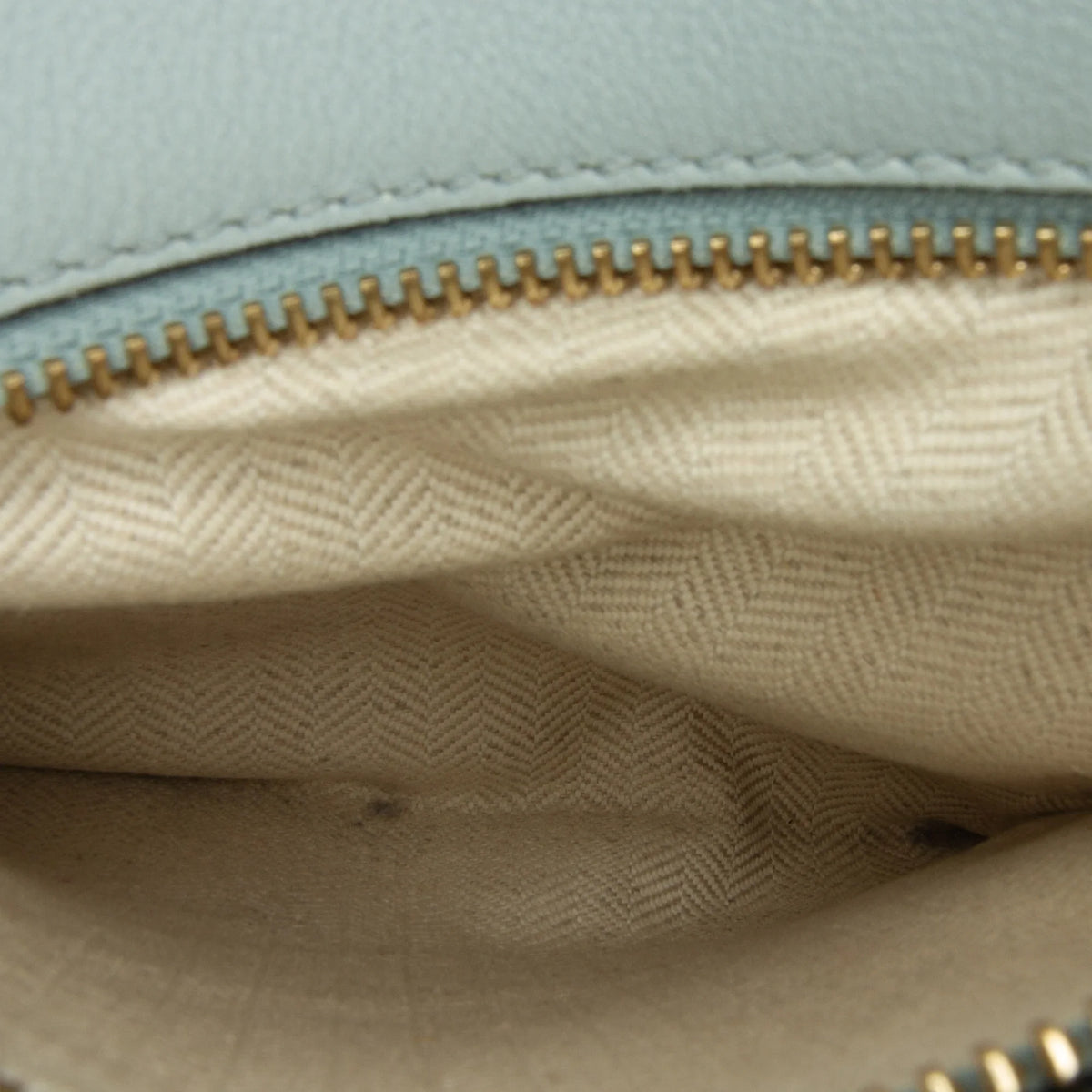 Pre-Owned Authenticated LOEWE Small Tricolor Puzzle Bag Calf Leather Blue Satchel Unisex (Good)
