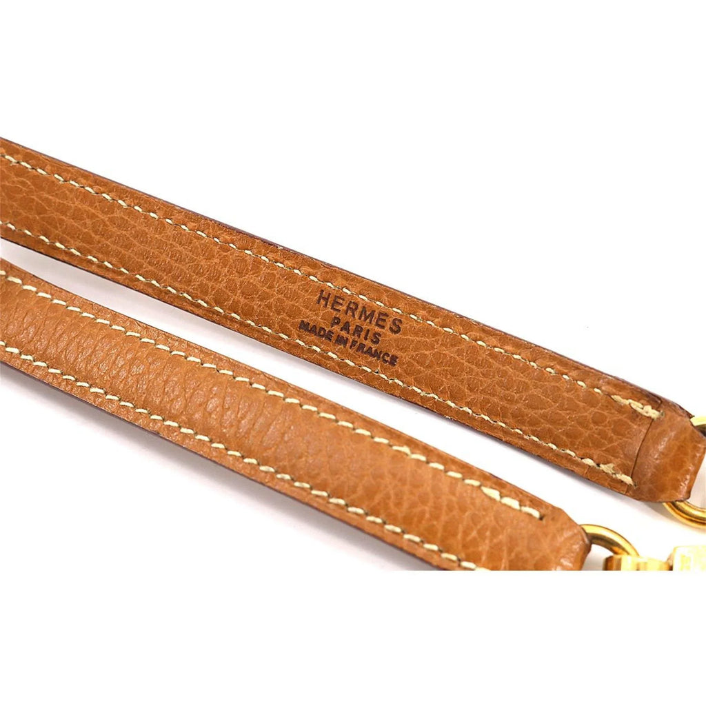 Pre-Owned Hermes HERMES Kelly Bolide shoulder strap Ardennes gold Shoulder (Good)
