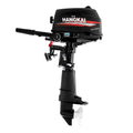 Anqidi 6HP 2 Stroke Outboard Motor, 102CC Single Cylinder Fishing Vessel Engine Tiller Control Water Cooling System 4.4kW CDI