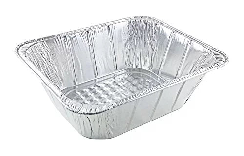 Handi-Foil Half-Size Extra-Deep TruFit Aluminum Foil Steam Table Pan w/Lid Comb (Pack of 100)