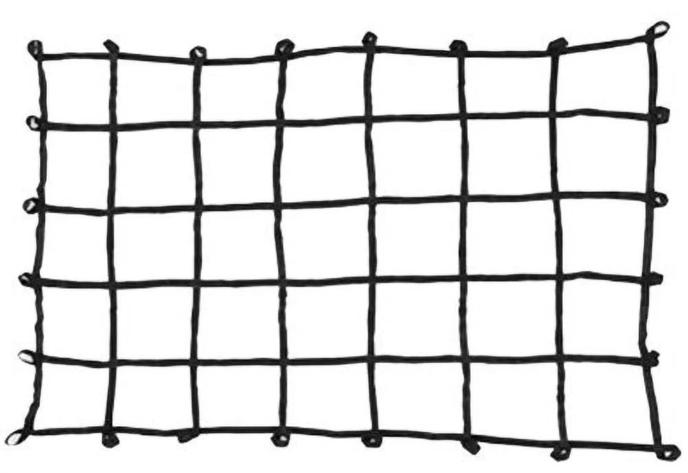 PROGRIP 901800 Cargo Net for Transport Storage and Vehicle: Large Size Truck Bed Web Netting with Multi-Attachment Loops, 80" x 60"