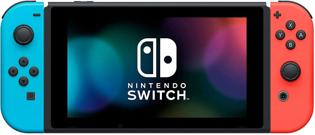 Nintendo Switch Console with Mario Odyssey Game & Gray Dual Joy-Con Charger