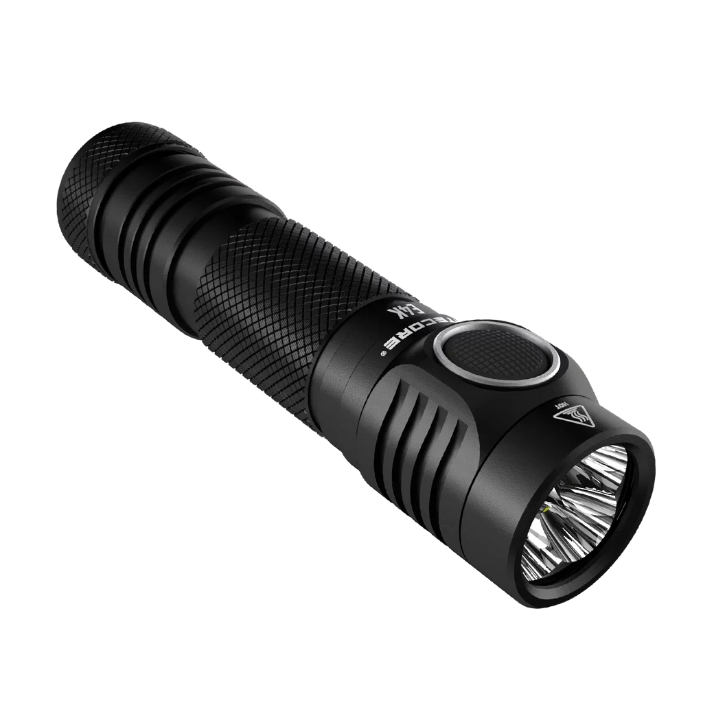 Combo: NITECORE E4K Next generation Flashlight - 4400 Lumens w/NTK05 Small Folding Knife