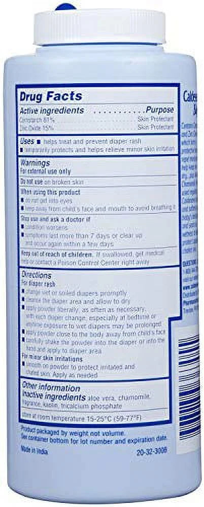 2 Pack Caldesene Baby Cornstarch Powder With Zinc Oxide 5 oz Each