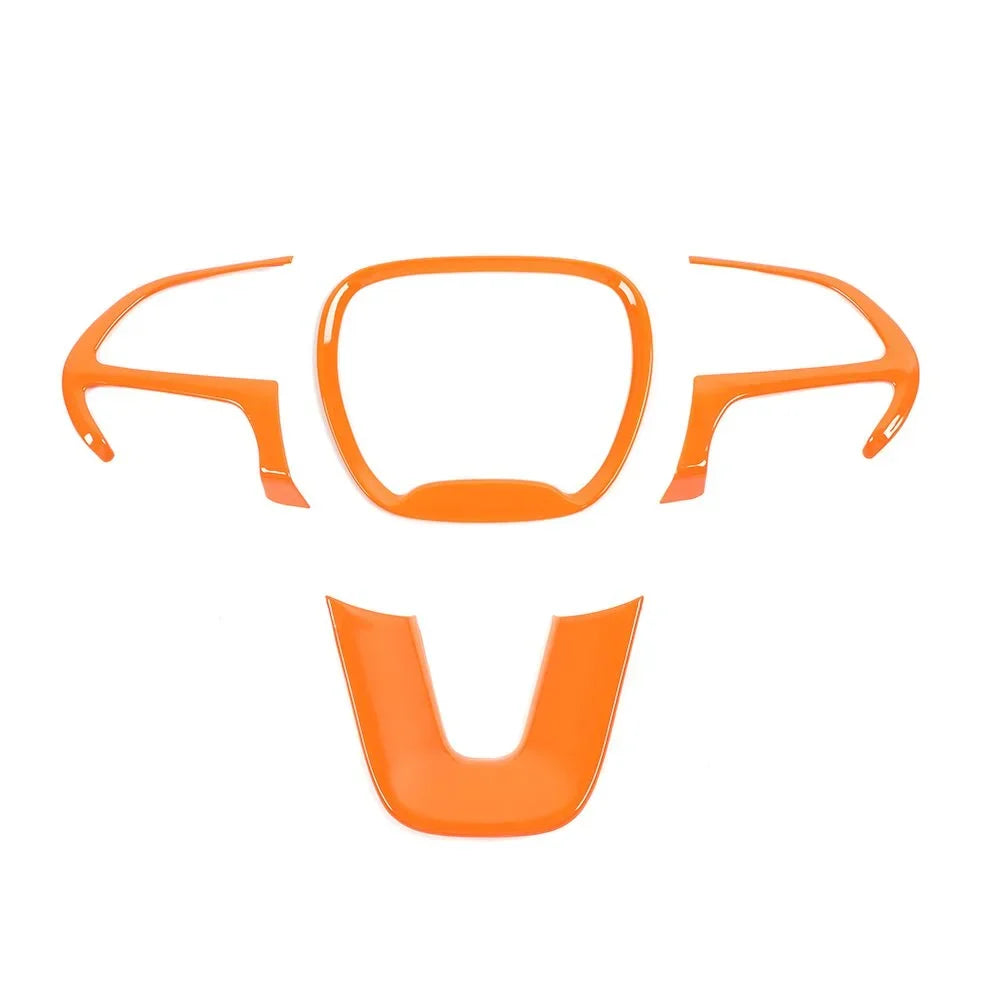 Teledu 14x Orange Inner Set Center Console Dash Protection Trim Kit