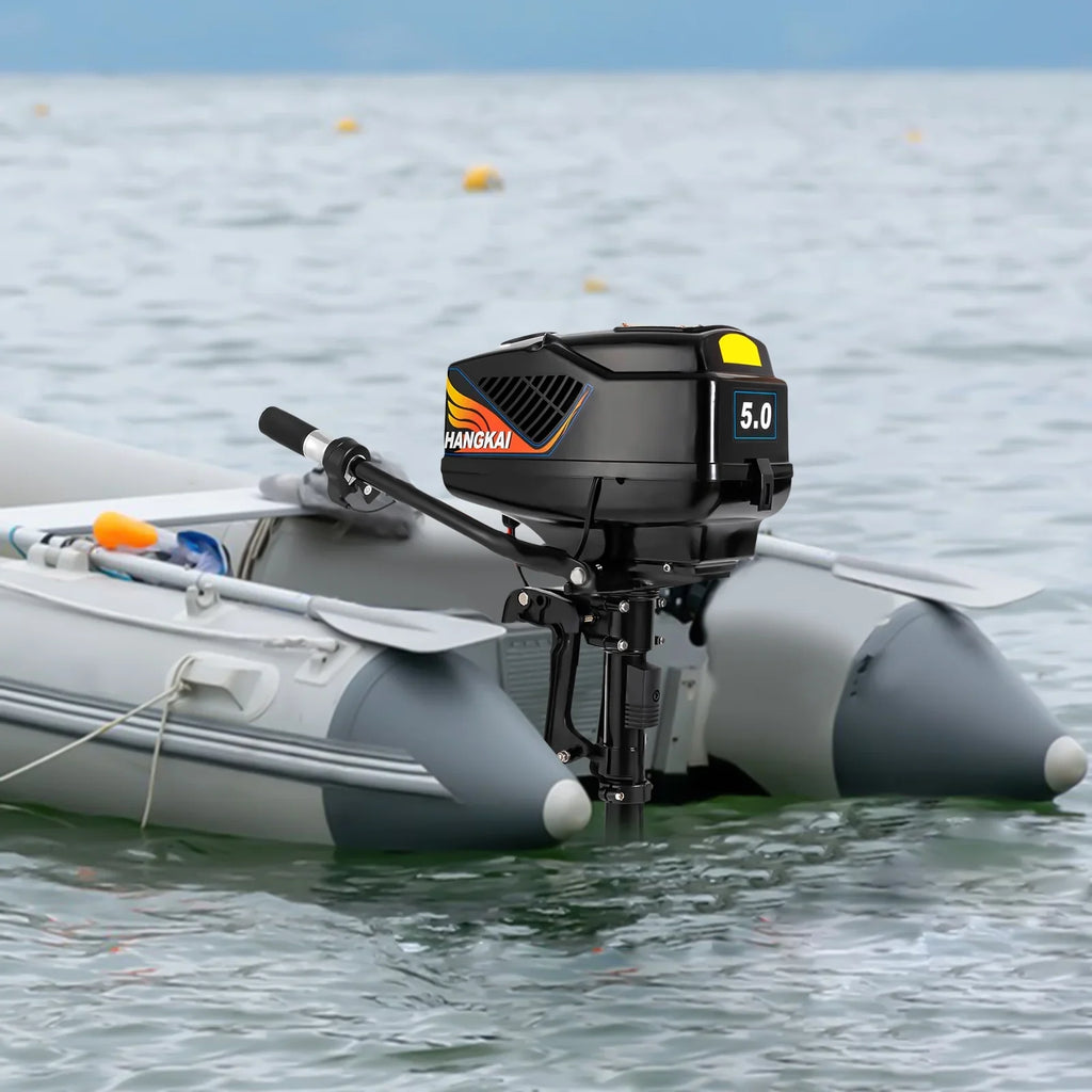 48V Electric Outboard Motor, 1200W Vessel Engine Electric Start Marine Trolley Driver Brushless Motor Propeller