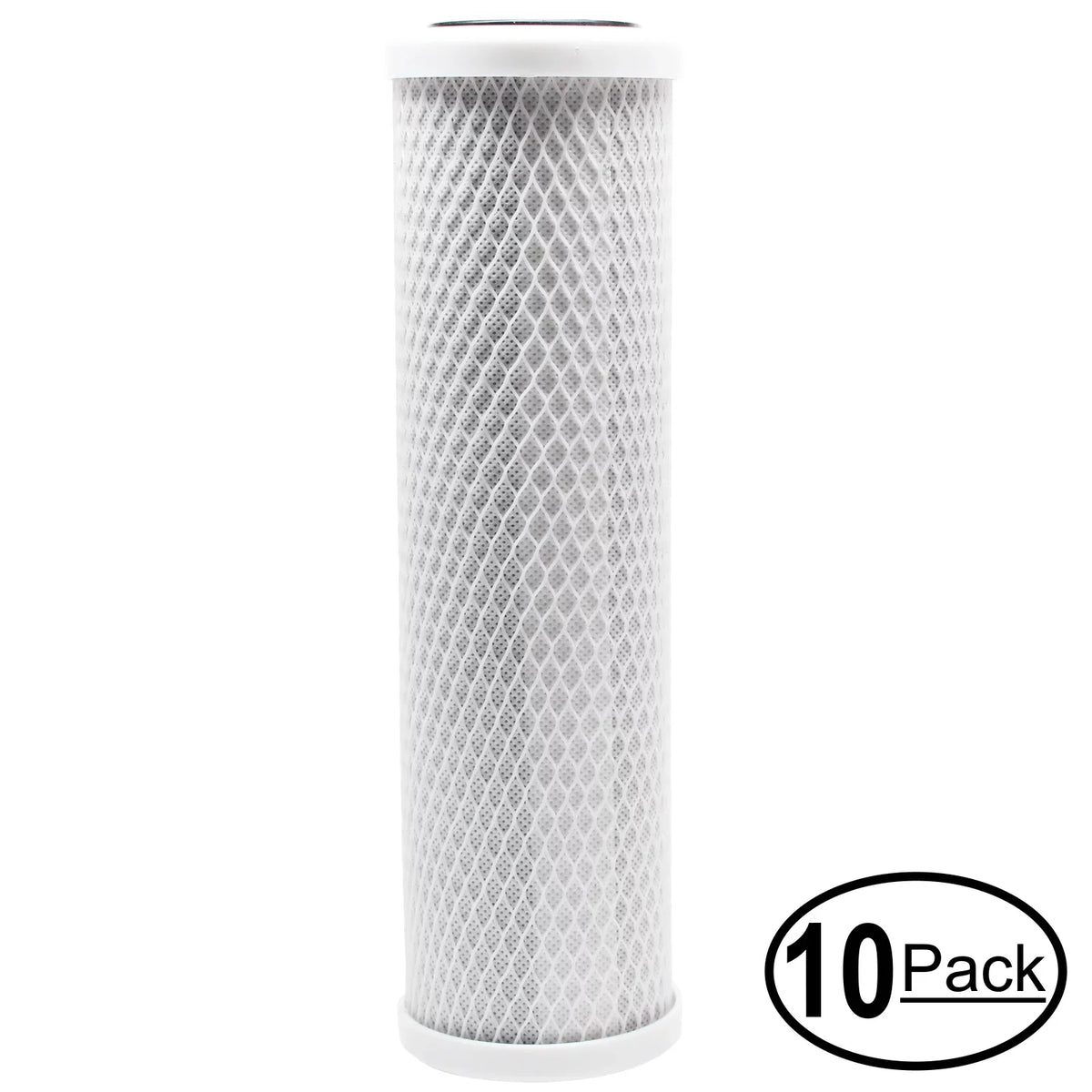 10-Pack Replacement for Hydo Logic HL# 31052 Activated Carbon Block Filter - Universal 10 inch Filter for Hydro Logic AQUARIUM SYSTEMS : Triton RO 200 - Denali Pure Brand