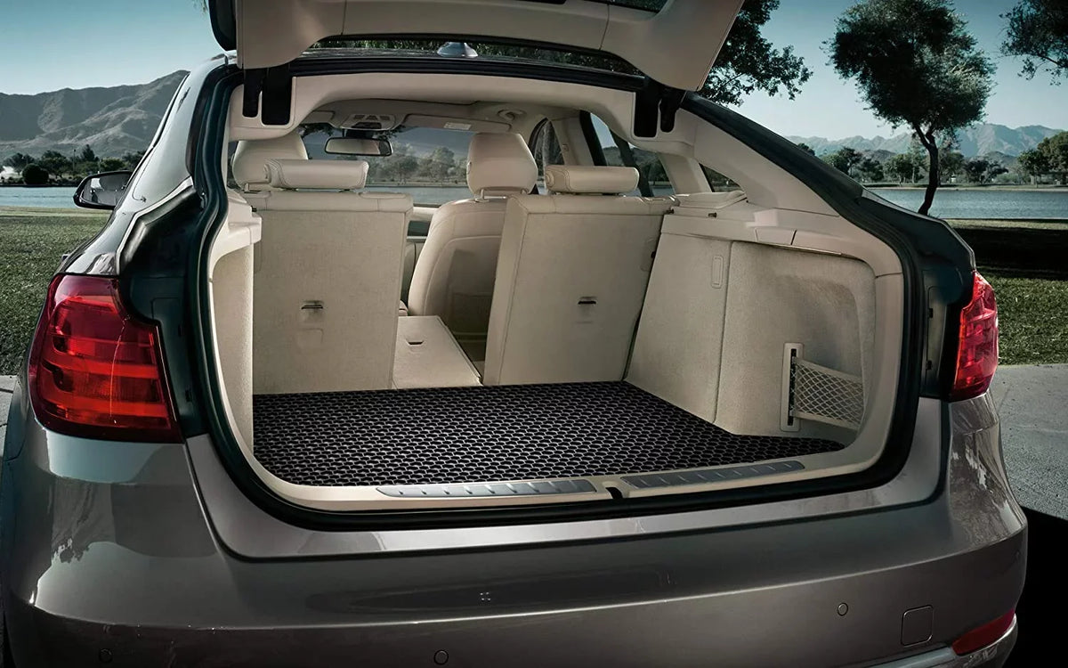 TOUGHPRO Cargo/Trunk Mat Accessories Suitable with BMW X3 - with Cargo Tie Down Rails - All Environment - Heavy Duty - (Made in USA) - 2021