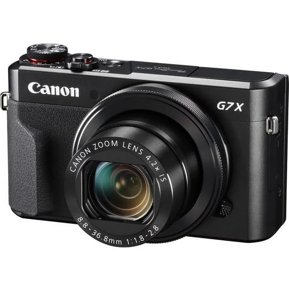 Canon PowerShot G7X Mark II Digital Camera + Pixi Starter Bundle Kit