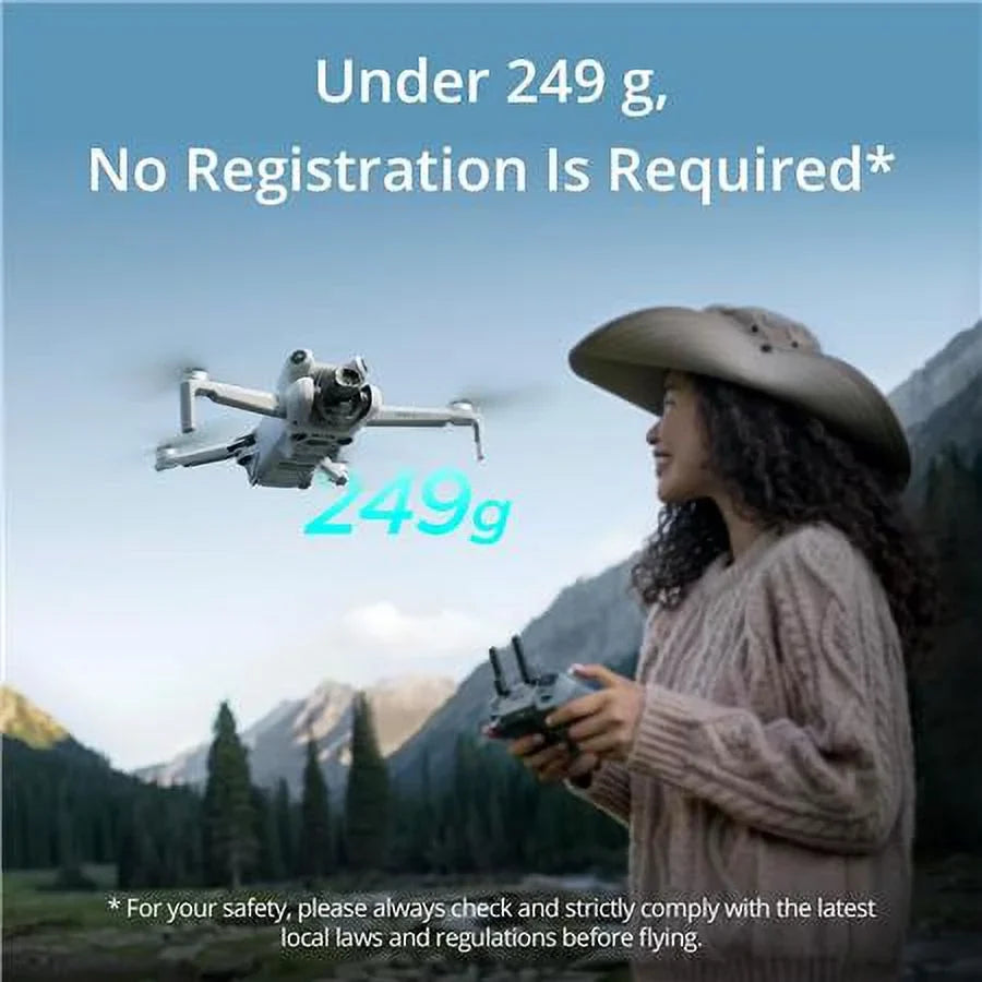 Mini 4 Pro Drone with RC-N2 Remote Controller