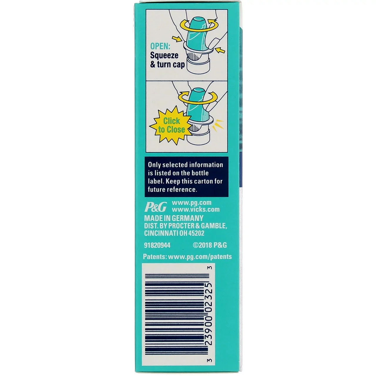 Vicks Sinex Severe Nasal Decongestant, Ultra Fine Mist with Menthol 0.50 oz (Pack of 4)