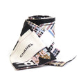 Pre-Owned CHANEL Scarf Silk Black Women's (Good)