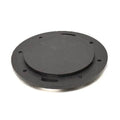 Lowe Ship Deck Plate 2128329 | Ski Pylon 2 1/2 Inch Black Starboard