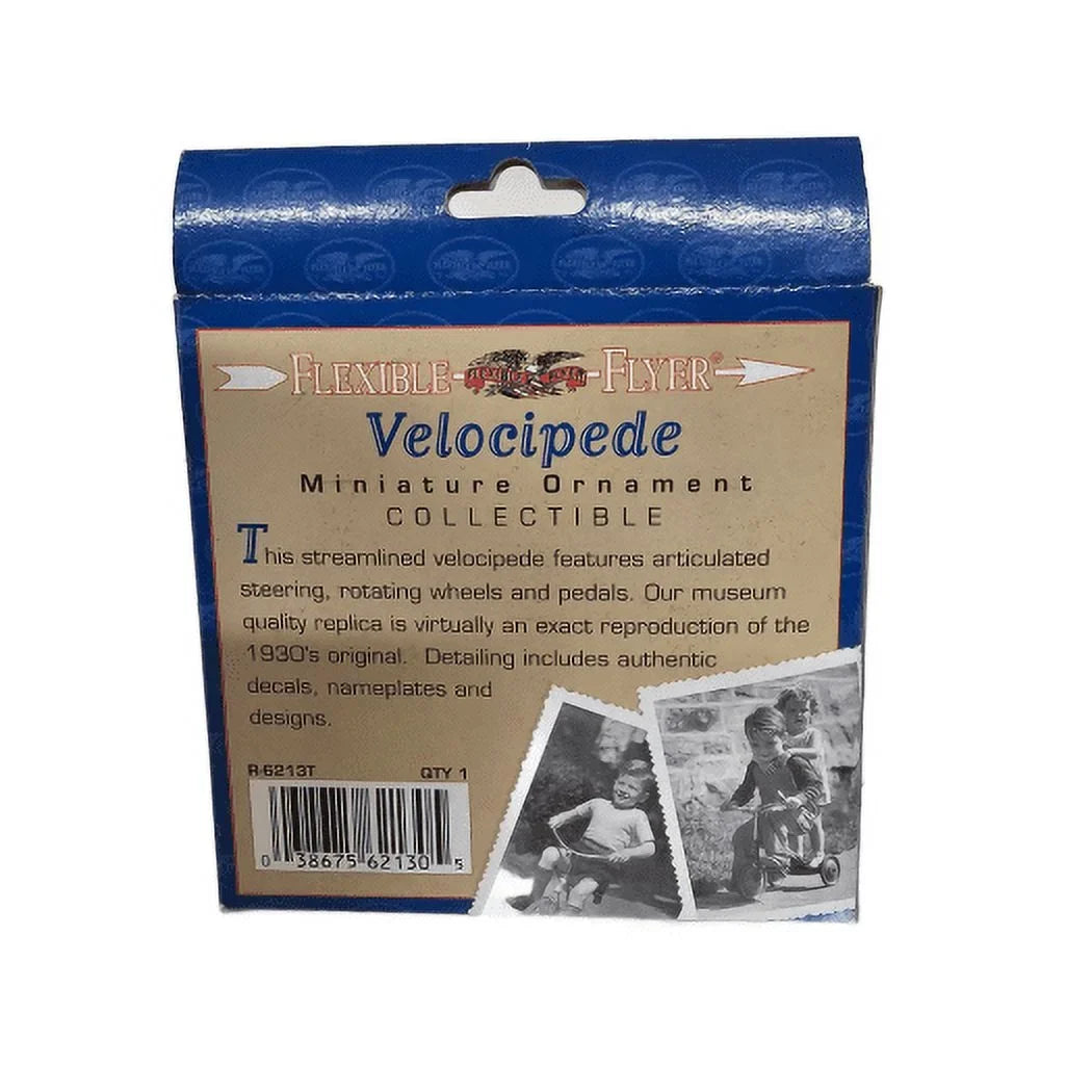 1998 Brunswick 1930's Velocipede Flexible Flyer Miniature Tricycle 1/20 Scale