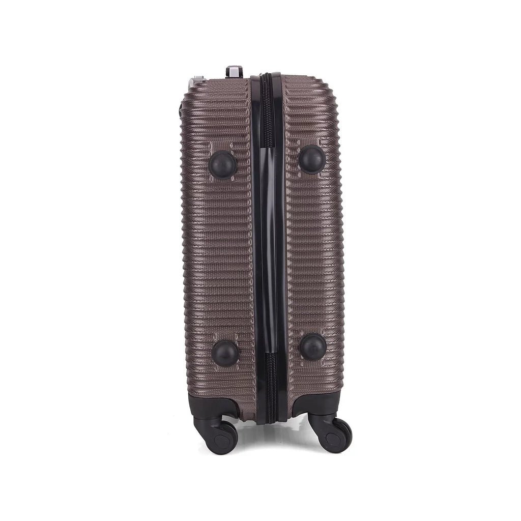 InUSA Royal PC/ABS Plastic Carry-On Luggage Brown (IUROY00S-BRO)