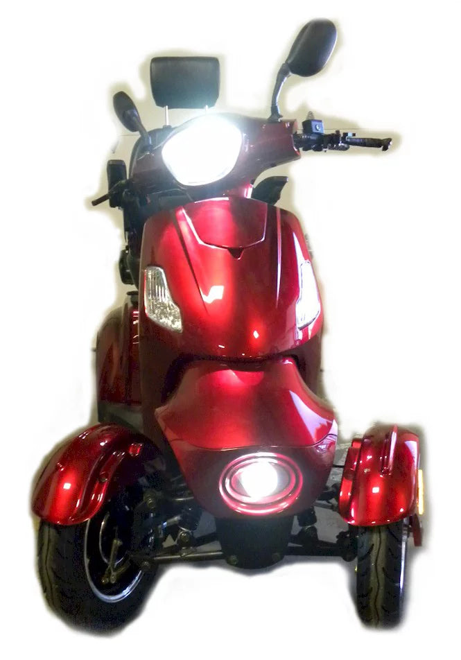 Luxuryton X-1000 4 Wheels Electric Mobility Scooter With Optional Roof And Reverse Camera